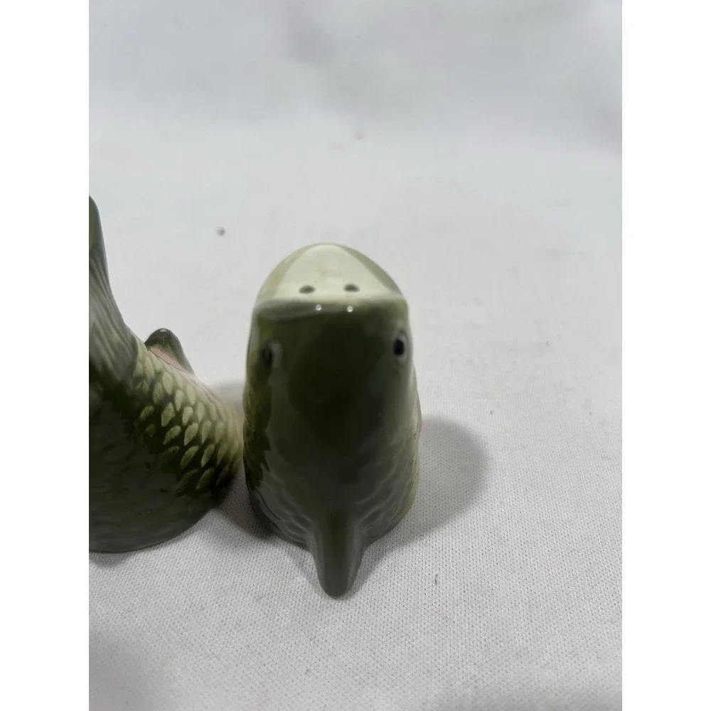 Largemouth Bass Salt Pepper Shakers Fish Cabin Lodge Rustic Cottagecore